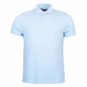 Special Offer Inside Shop Hot Deals Barbour Original Sports Tailored Fit Mens Polo Shirt - Sky