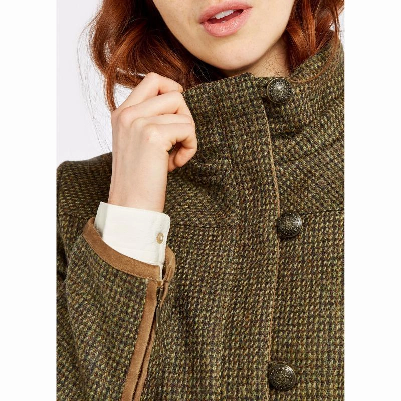 Grab Your Deal Today Dubarry Bracken Tweed Jacket - Heath