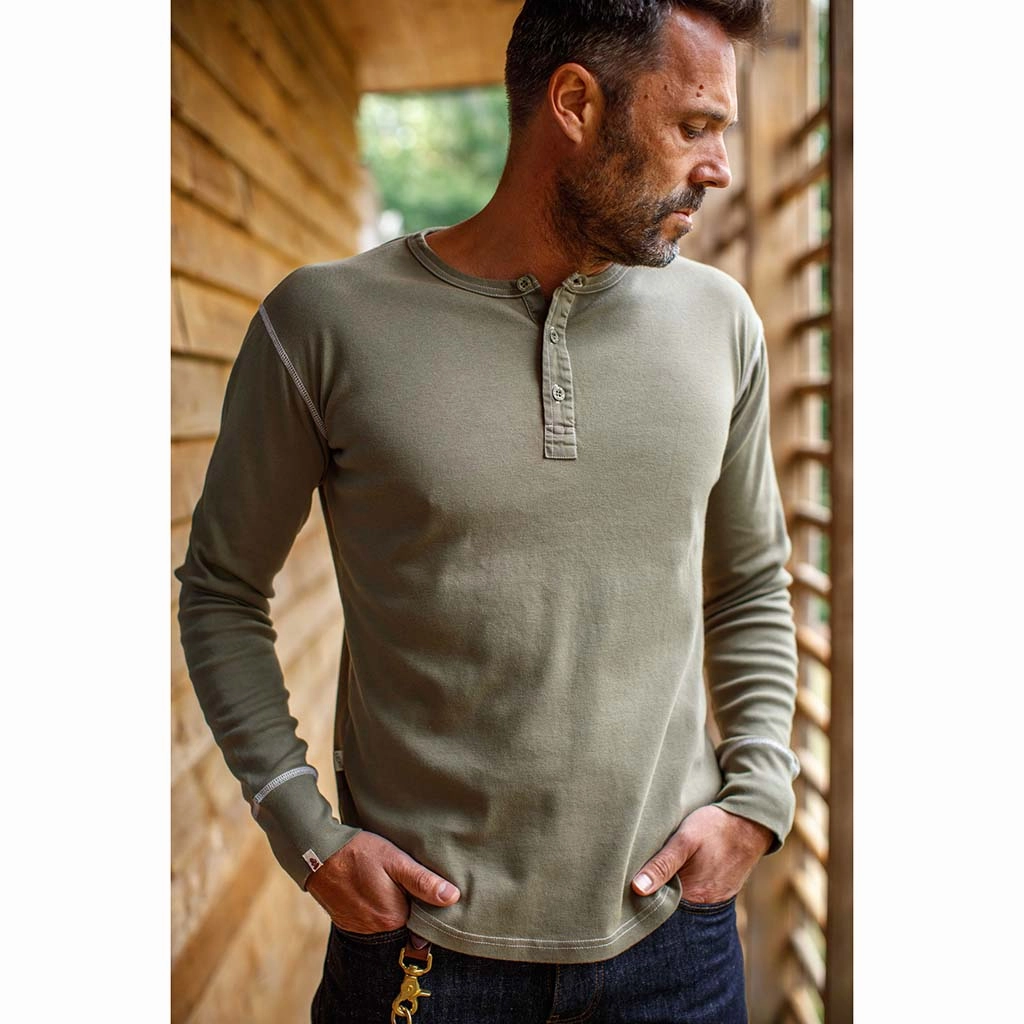 MustShop Sale Todays Best Deal New Elder Henley Shirt