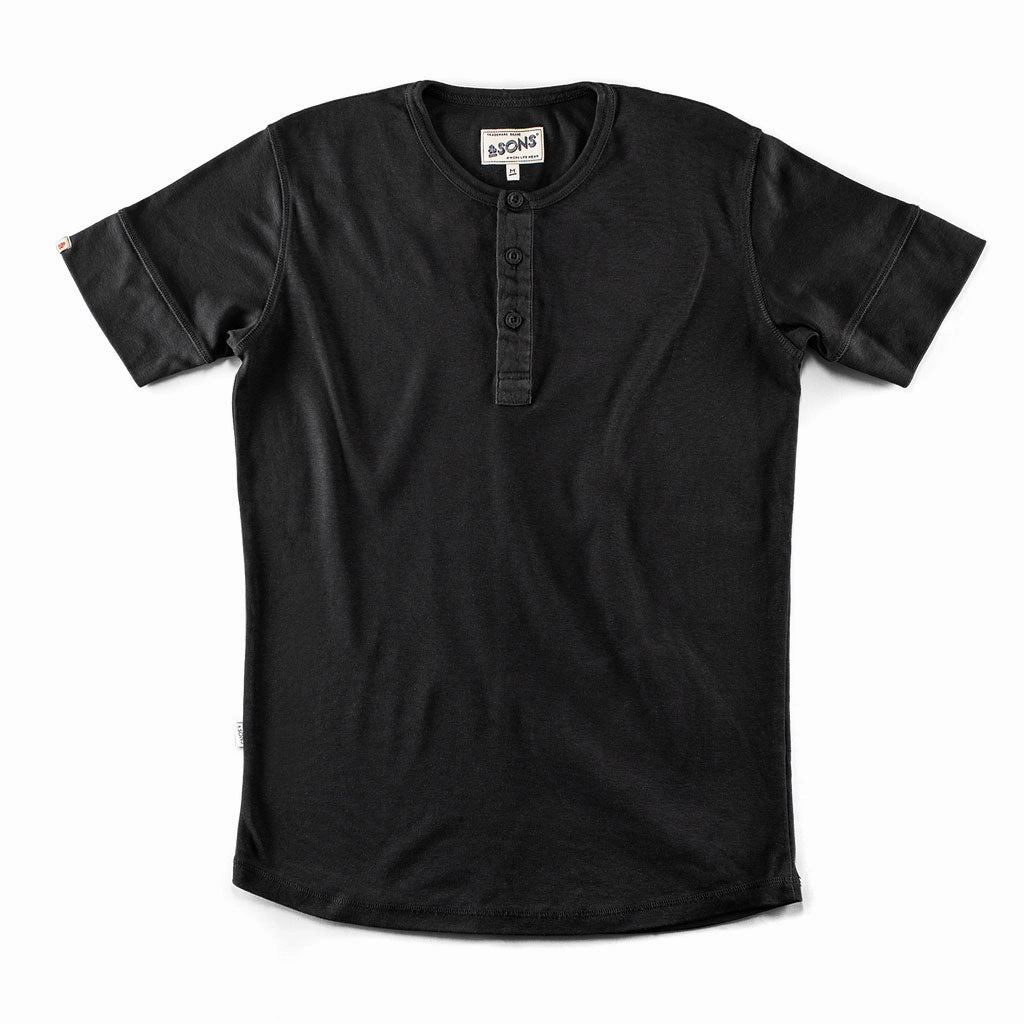 Online Exclusive Deal New Elder Henley Short Sleeve Shirt
