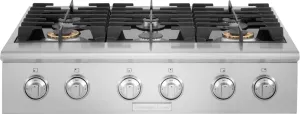 NIB Electrolux ICON Professional 36" 6 Sealed Burners Pro Rangetop E36GC76PRS