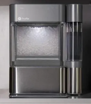 NIB GE Profile XPIO13SCSS StainlessSteel 2.0 Portable Side Tank Nugget Ice Maker