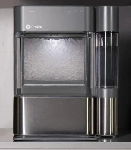 NIB GE Profile XPIO13SCSS StainlessSteel 2.0 Portable Side Tank Nugget Ice Maker