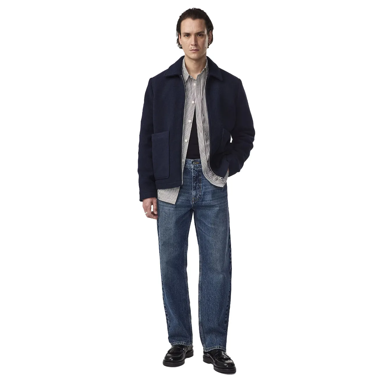 Nn07 Otis Straight Leg Relaxed Fit Jeans Stonewashed Today Only Hot Pick Special Offer Inside