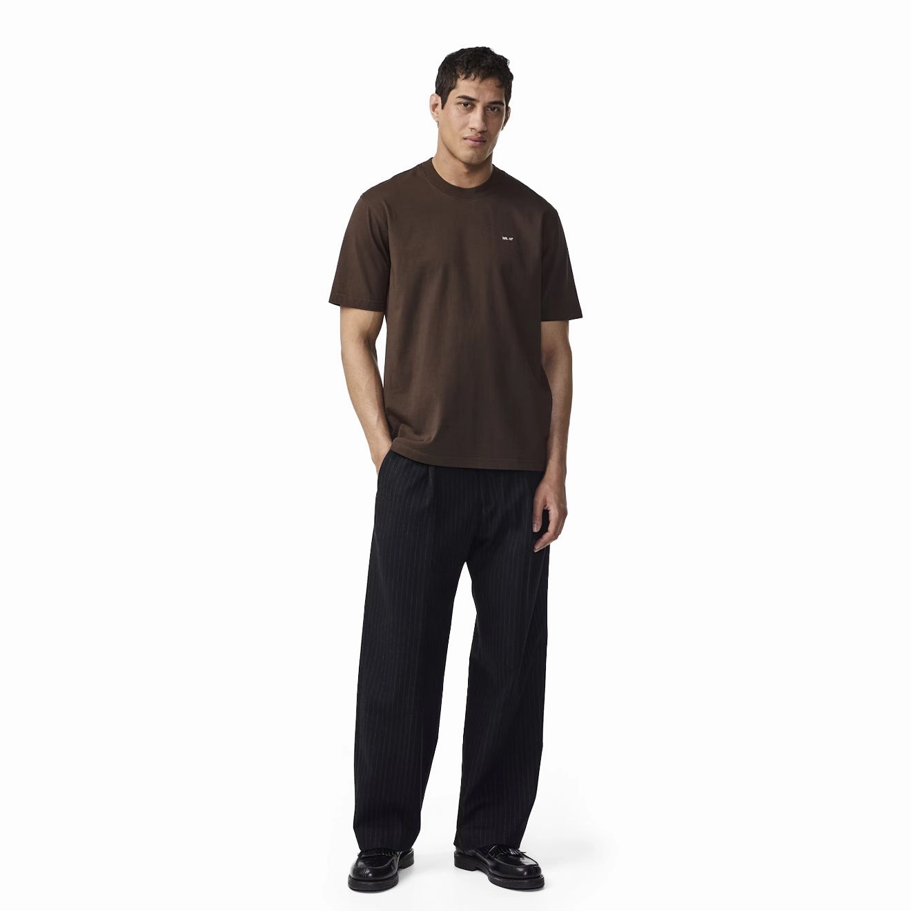Hot Pick Sale Nn07 Adam Casual Logo Pima T-Shirt Demitasse