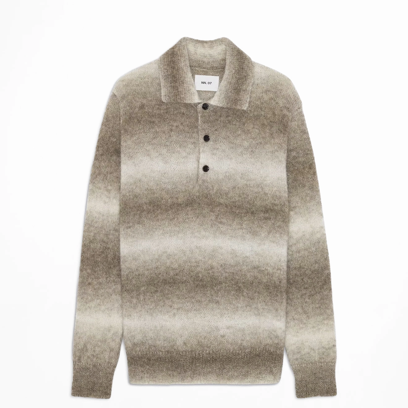 MustShop Sale Nn07 Alfie Polo Alpaca Blend Knit Light Camel