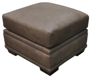 Omnia - Ashton - Leather Ottoman