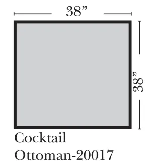 Omnia - Breckenridge - Cocktail Ottoman
