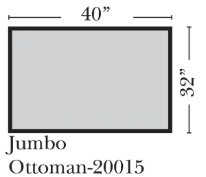 Omnia - Breckenridge - Jumbo Ottoman