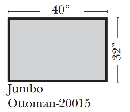 Omnia - Jax - Jumbo Ottoman