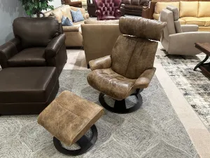 Omnia - Santa Monica - Ergo Chair and Ottoman - IN STOCK!