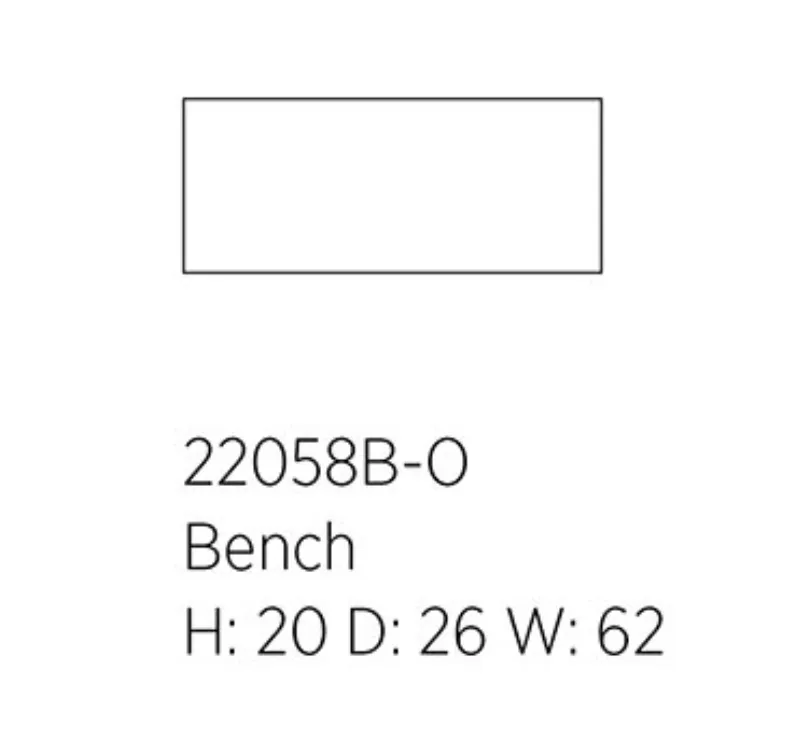 One for Victory - Colony - Bench Ottoman