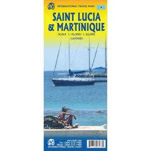 Map Of St. Lucia And Martinique Todays Trending Deals