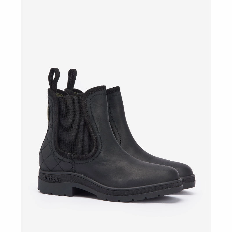 Shop the Savings Gift Sale Event Barbour Birch Ladies Chelsea Boot - Black