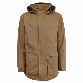 EndofWeek Deals Barbour Lonnen Mens Waterproof Jacket - Clay