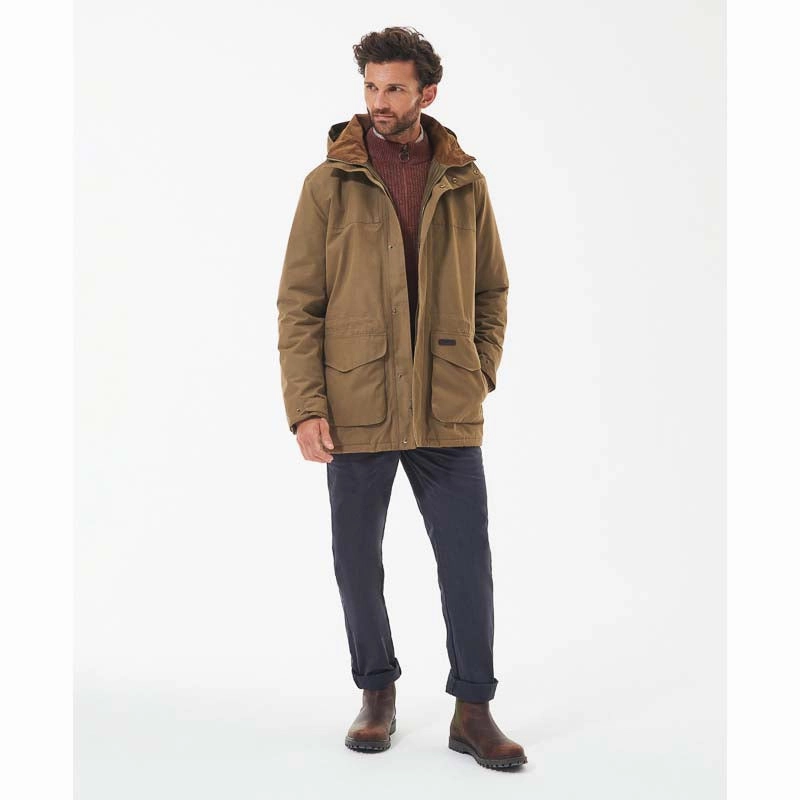 Hot Clearance Now Barbour Lonnen Mens Waterproof Jacket - Clay