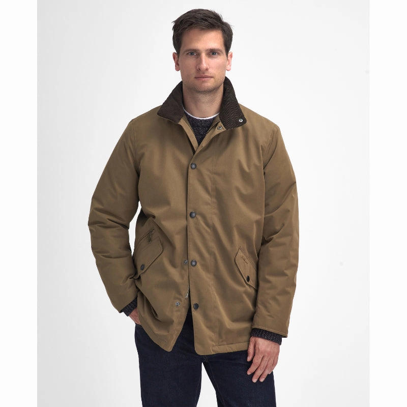 Dont Miss Out Barbour Winter Spoonbill Waterproof Mens Jacket - Clay