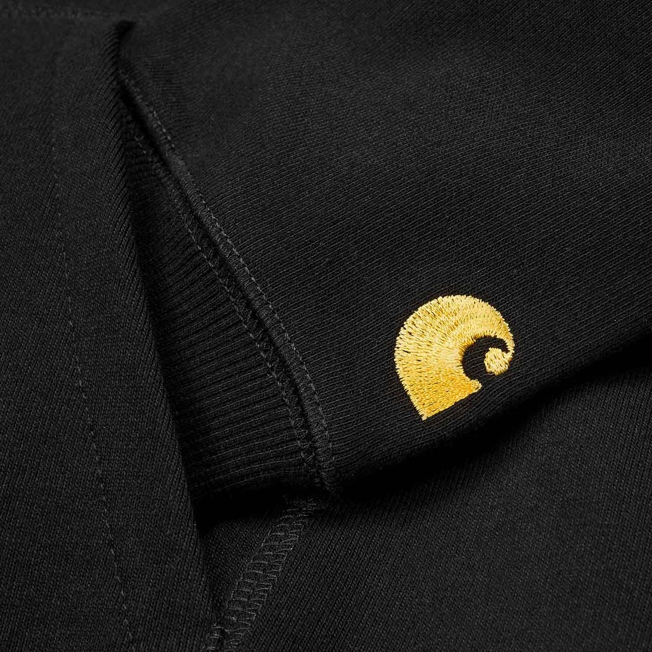 Save Big Online Carhartt Wip Chase Hooded Sweat Black / Gold