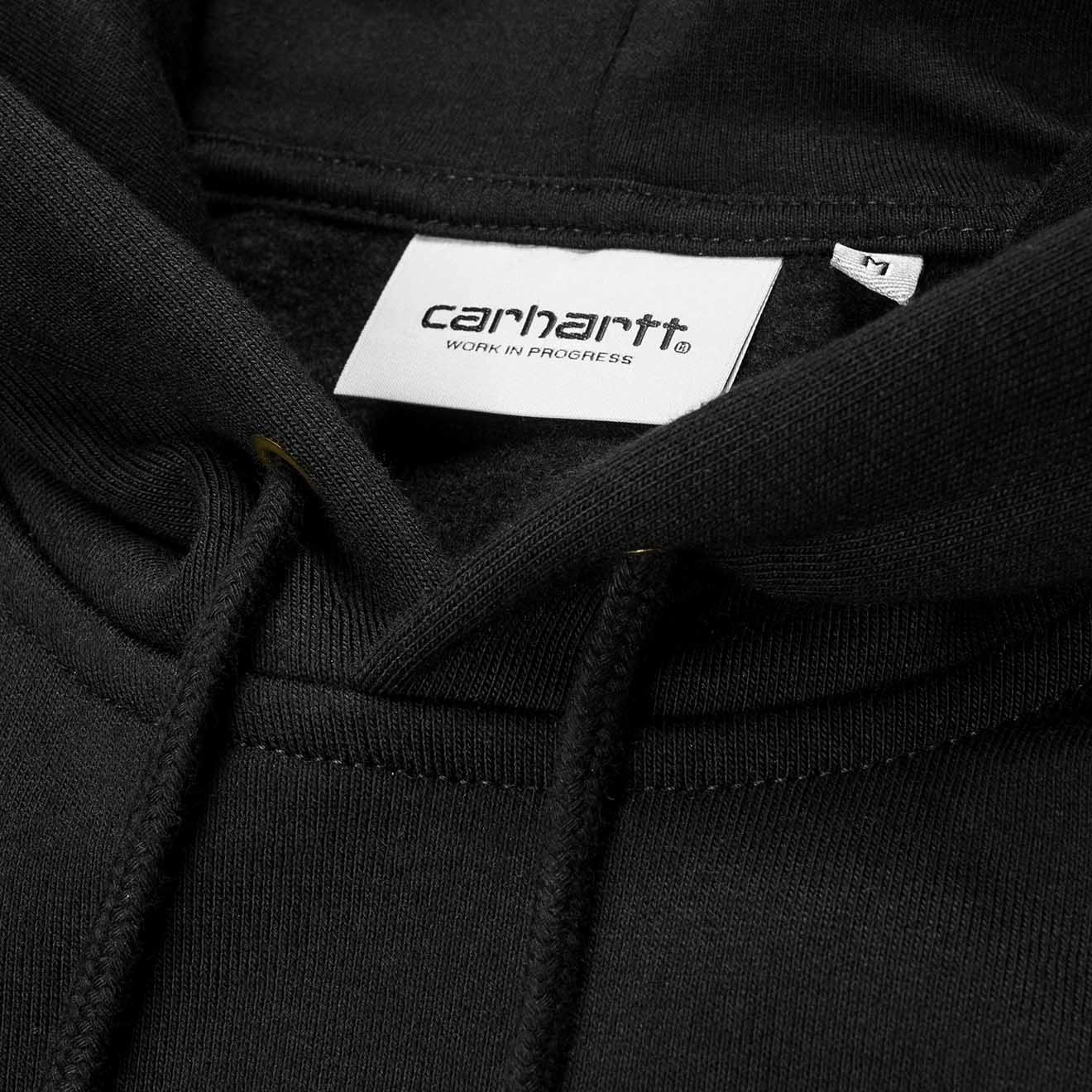 Flash Sale Alert Limited Time Offer Carhartt Wip Chase Hooded Sweat Black / Gold