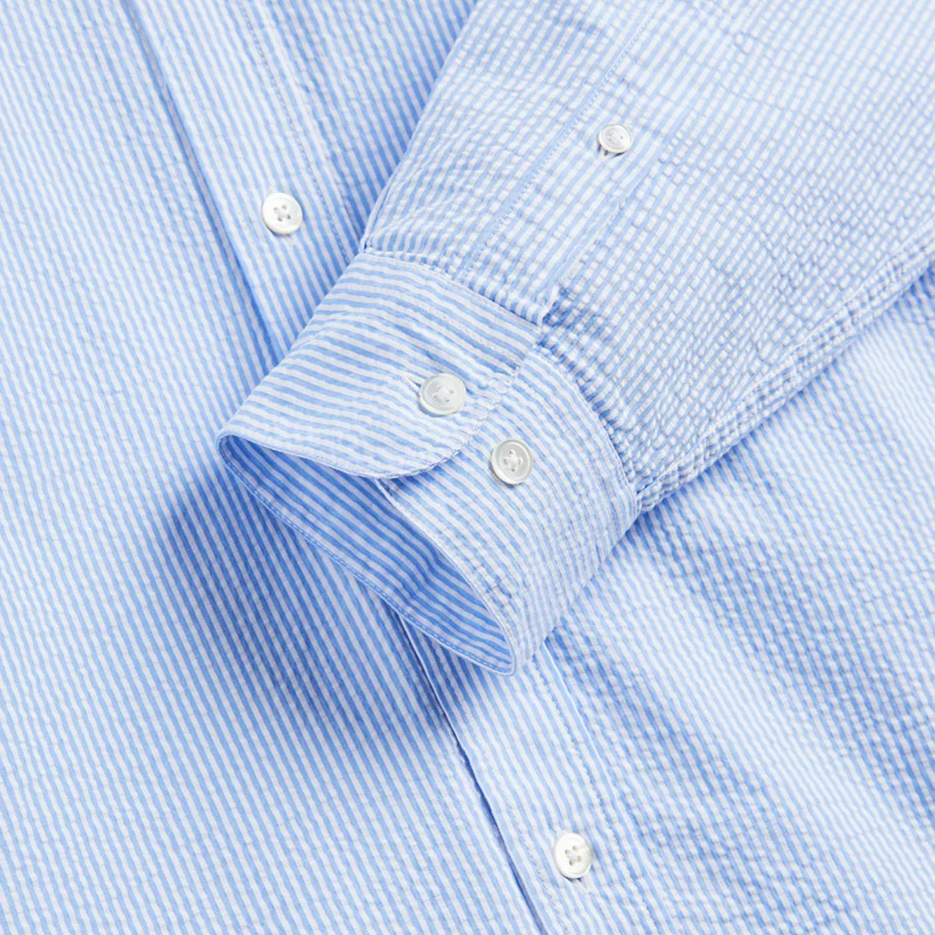 Portuguese Flannel Atlantico Stripe L/S Shirt Blue Online Exclusive Deal