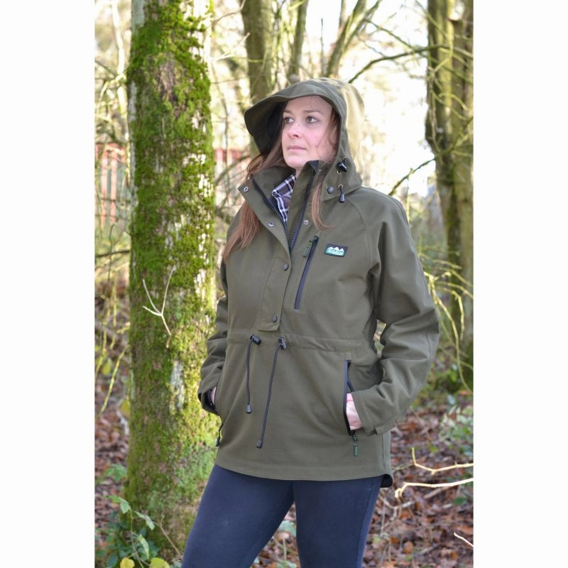 Ridgeline Monsoon Classic Ladies Waterproof Smock - Field Olive Exclusive Hot Pick Flash Discount Today