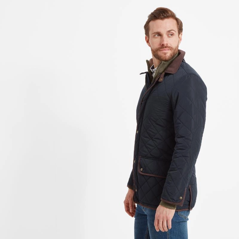 Schoffel Barrowden Mens Quilted Jacket - Midnight Todays Special Picks Flash Sale Alert