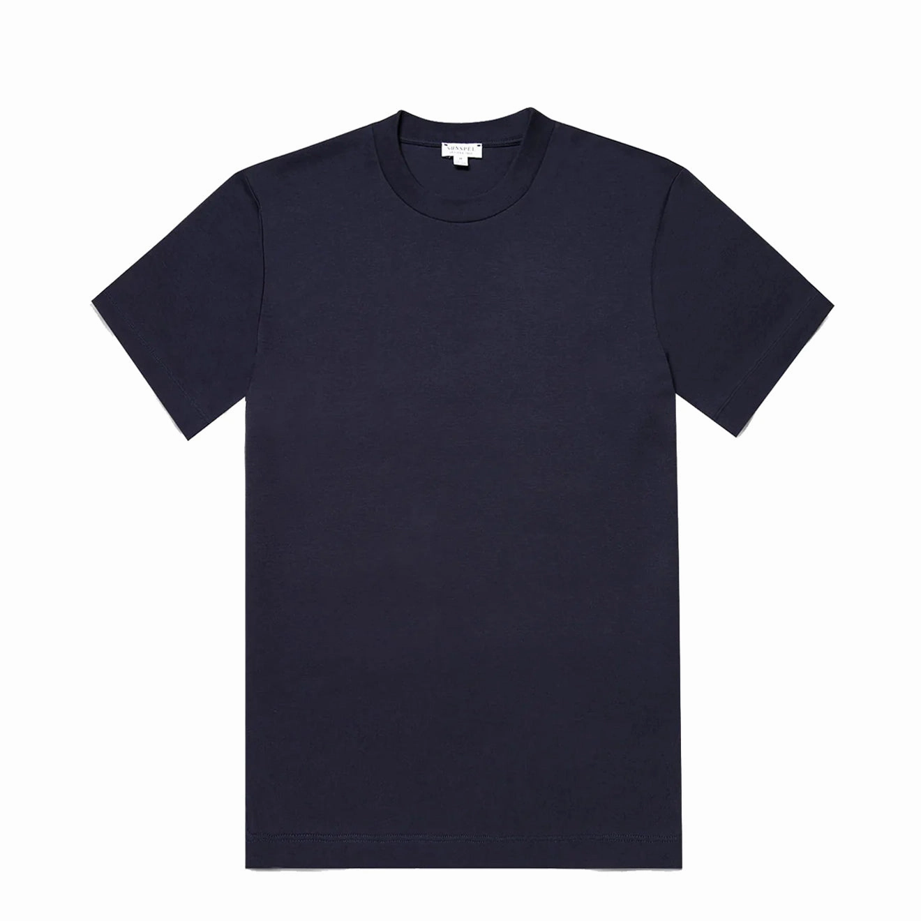 Sunspel Relaxed Fit Heavyweight Supima Cotton TShirt Navy Flash Discount Today
