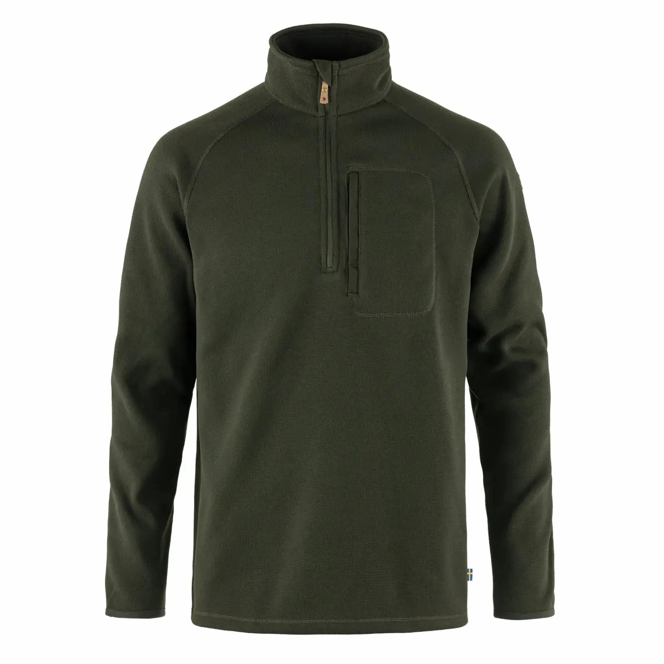 Shop Now Save Fjallraven Ovik Fleece Half Zip Deep Forest