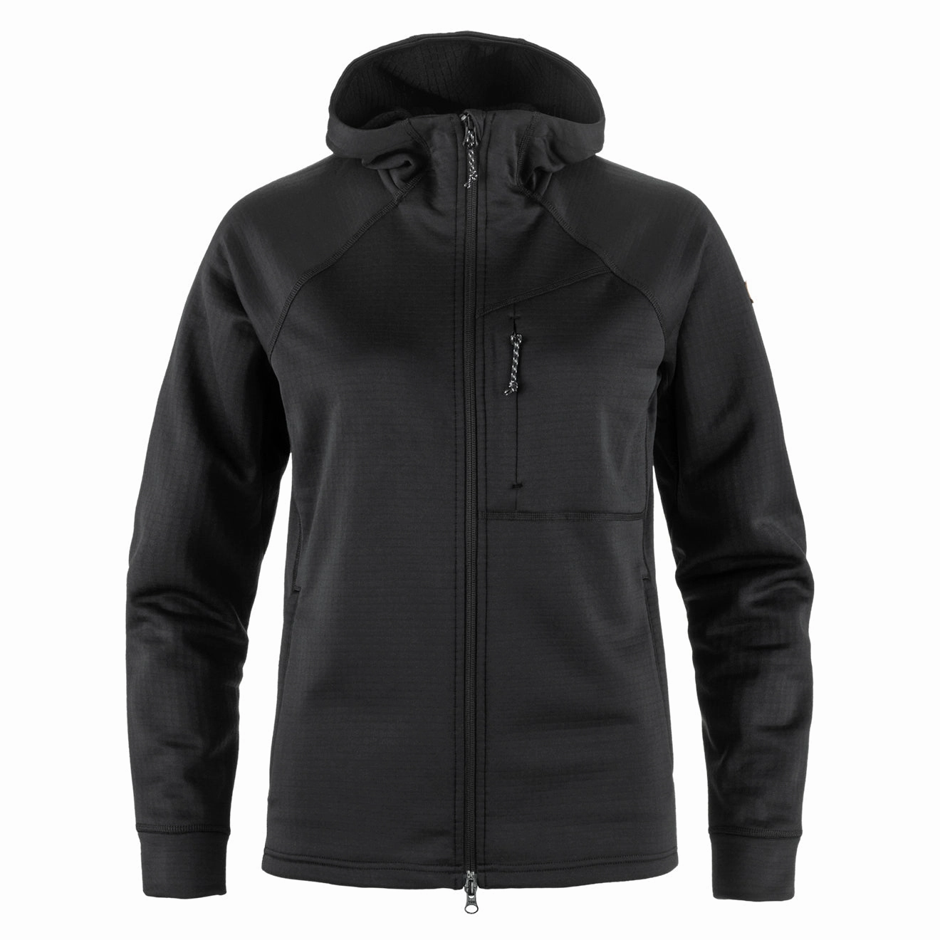 Fjallraven Womens Abisko Grid Fleece Hoodie Black Dont Wait Save Today Grab Your Hot Pick