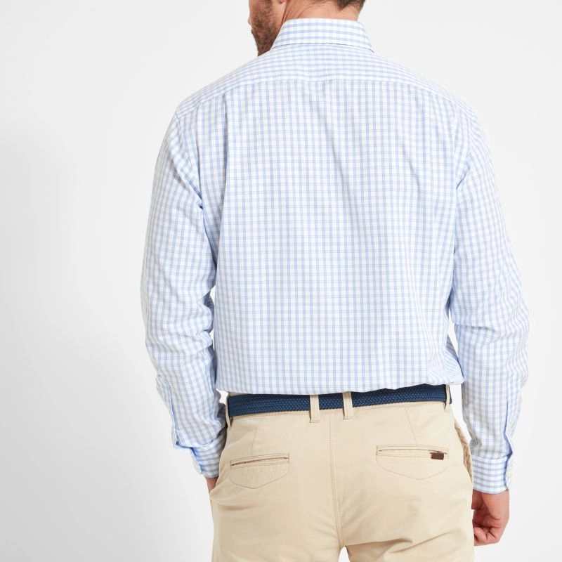 Instant Hot Deal Limited Time Offer Schoffel Harlyn Tailored Mens Shirt - Blue Check