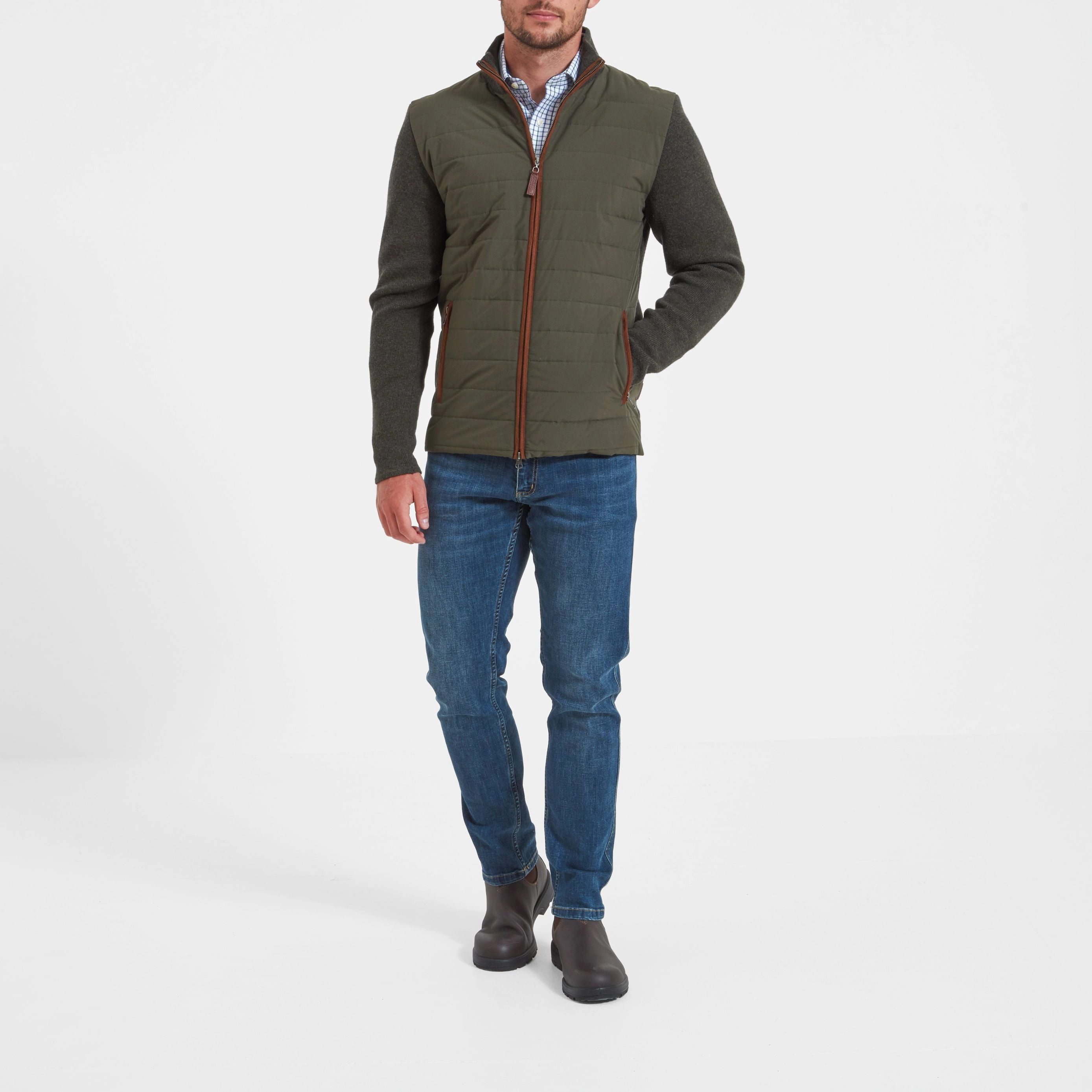 Last Chance Steal Limited Time Hot Deal Schoffel Hybrid Mens Lambswool Jacket - Loden