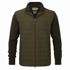 Online Exclusive Deal Schoffel Hybrid Mens Lambswool Jacket - Loden