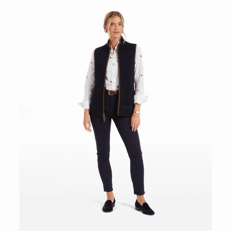 Trendy Picks Today Schoffel Orkney Merino Ladies Gilet - Navy