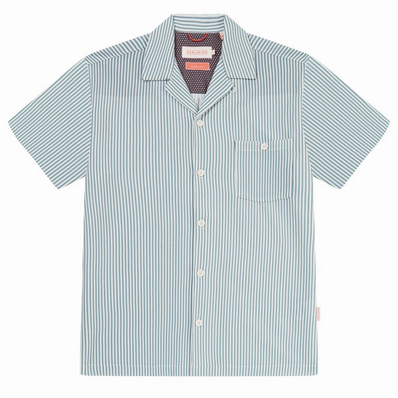 Daily Deal Frenzy Flash Deal Today Sealskinz Weeting Ss Jacquard Shirt Blue