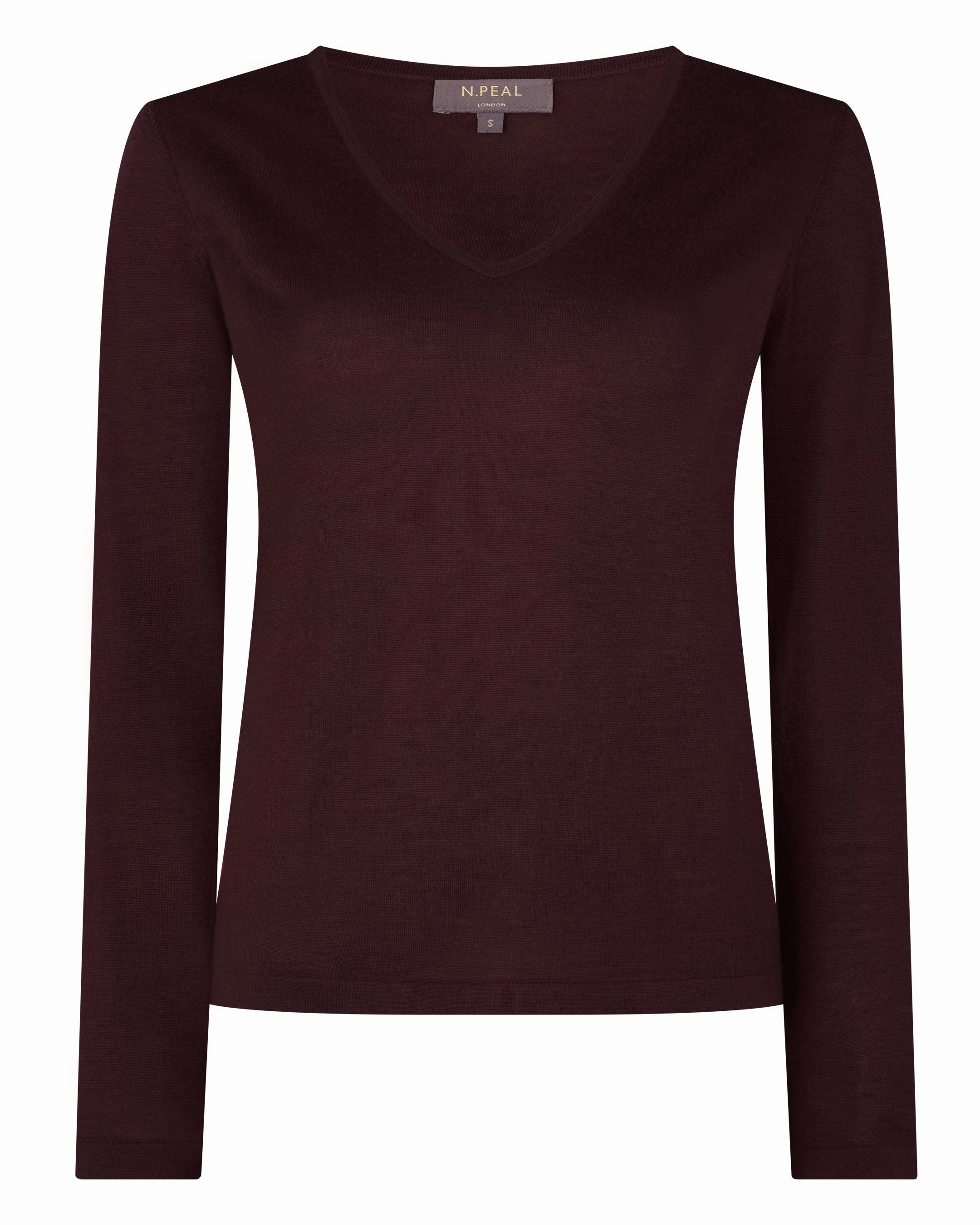 Instant Savings Deal Hot Sale Today Women'S Imogen Superfine Cashmere V Neck Jumper Claret Red