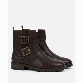Last Chance Steal Barbour Marina Ladies Boot - Dark Brown