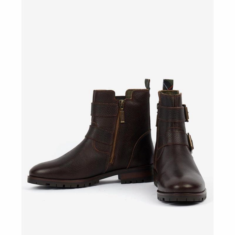 Exclusive Deal Inside Exclusive Hot Pick Barbour Marina Ladies Boot - Dark Brown