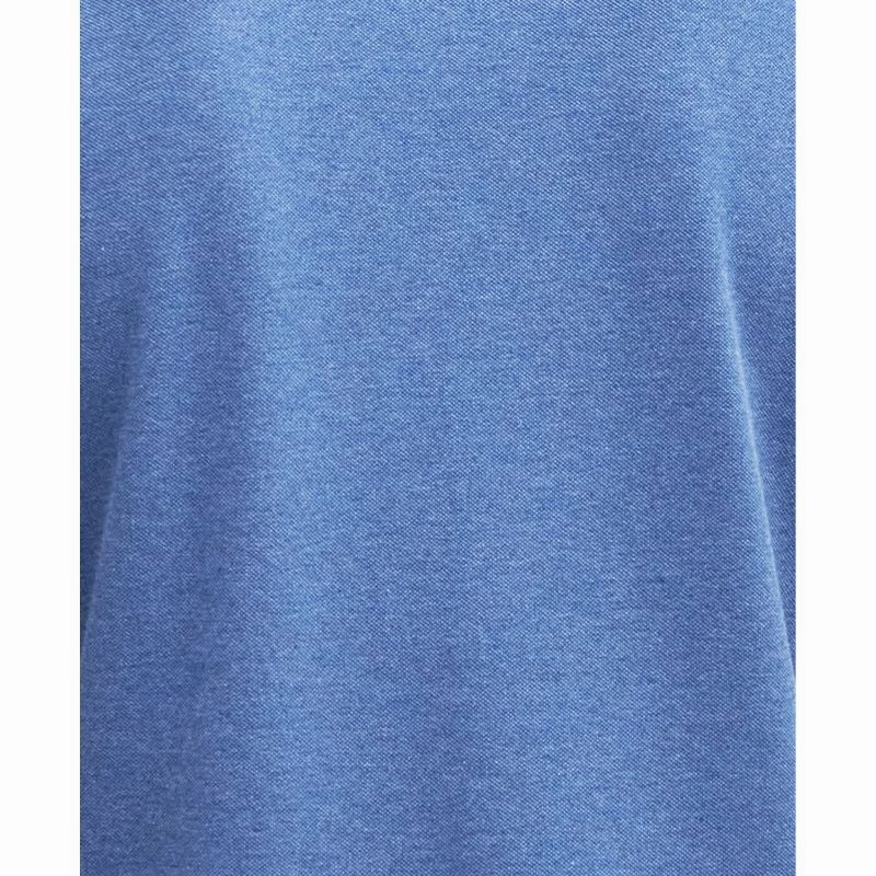 Gift Sale Event Grab the Deal Now Barbour Tartan Pique Mens Polo Shirt - Dark Chambray Marl