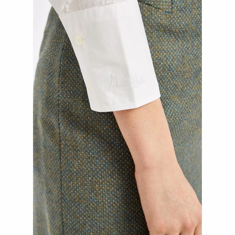 Save More Now Hot Deal Alert Dubarry Snowdrop Ladies Portrait Collar Shirt - White