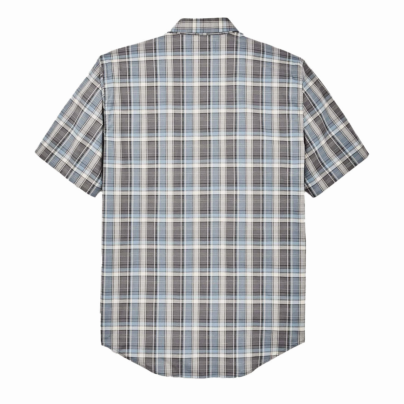 Filson Twin Lakes Short Sleeve Sport Shirt Gray / Blue / Cream Limited Stock Hot Deal Limited Stock Offer