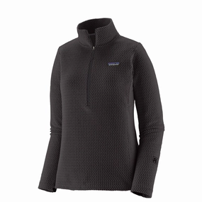 Patagonia Womens R1 Air Fleece Zip-Neck Black Flash Sale Alert