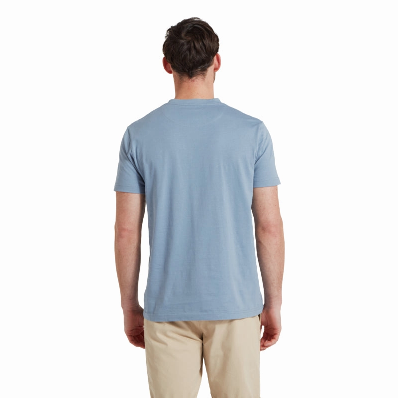 Shop Grab Offer Best Deal Online Schoffel Trevone Mens T-Shirt - Pigeon Blue