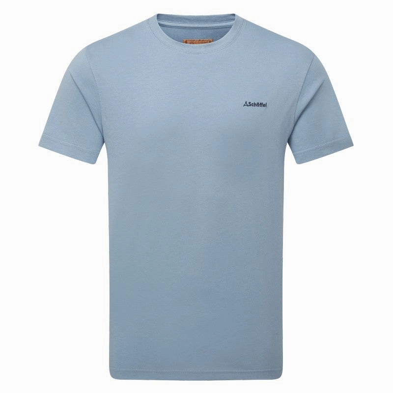 Limited Edition Offer Mega Hot Offer Schoffel Trevone Mens T-Shirt - Pigeon Blue