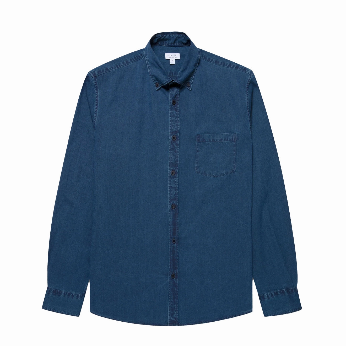 Today Only Offer Sunspel Button Down Shirt Indigo