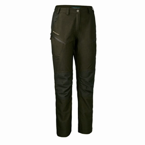 Deerhunter Lady Chasse Trousers Olive Night Melange Hot Offer Frenzy
