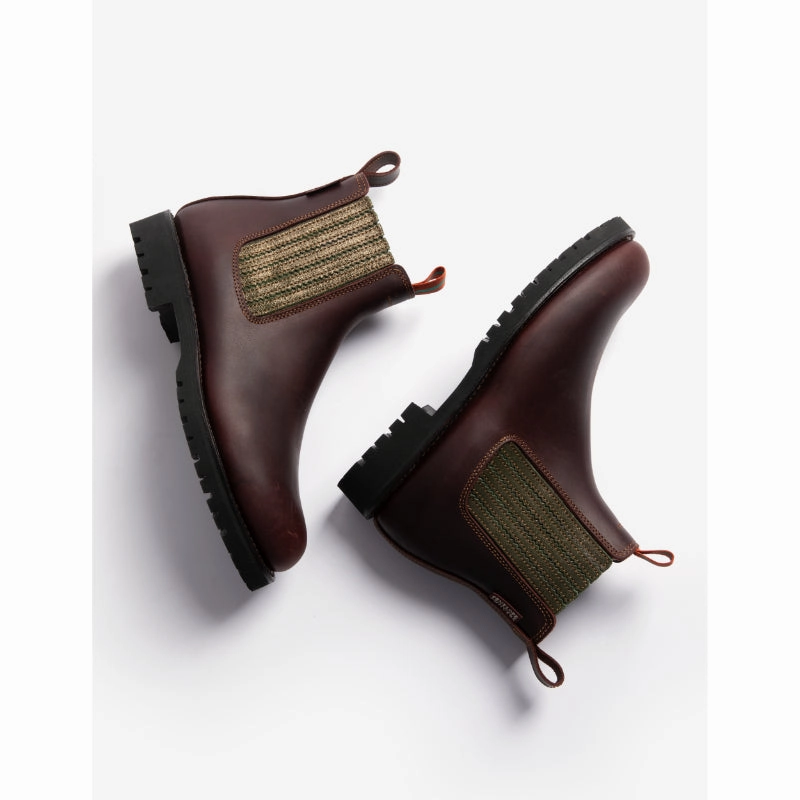 Online Exclusive Deal Penelope Chilvers Oscar Shearling Lined Ladies Leather Boots - Conker/Khaki