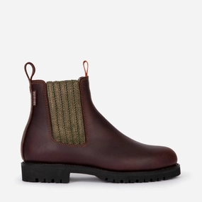 Penelope Chilvers Oscar Shearling Lined Ladies Leather Boots - Conker/Khaki Shop the Savings