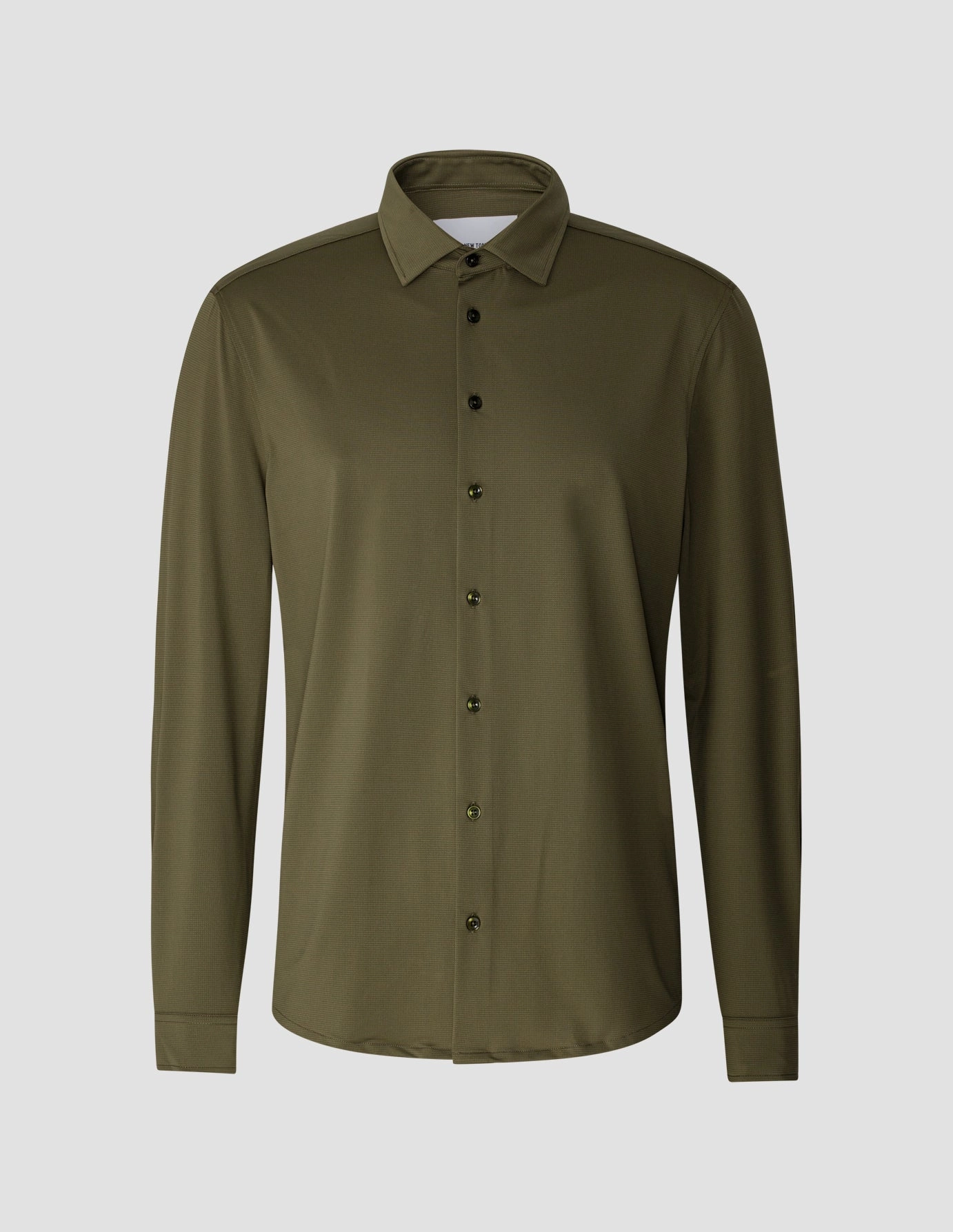 Travel Shirt Remote Green Slim Online Exclusive Savings