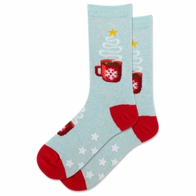 Today Only Hot Pick Women'S Christmas Coffee Non Skid Crew Socks