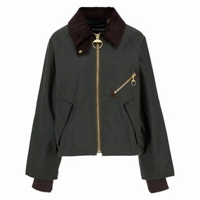 Limited Time Discount Clearance Event Today Barbour Arlene Ladies Wax Jacket - Fern/Ancient Tartan